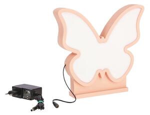 Ružičasta dječja lampa Butterfly - Candellux Lighting