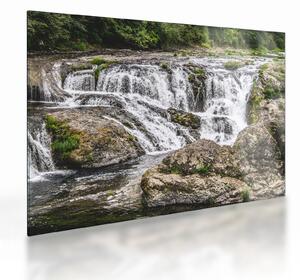Staklena slika - Brzaci na vodi (70x50 cm)