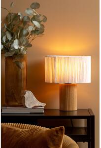 Bijela/u prirodnoj boji stolna lampa sa sjenilom od papirne špage (visina 30,5 cm) Sheer Oval – Leitmotiv