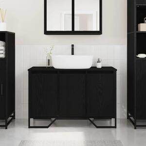 Kupaonski ormarić za sudoper Crni hrast 91 x 35 x 60 cm - Crni hrast