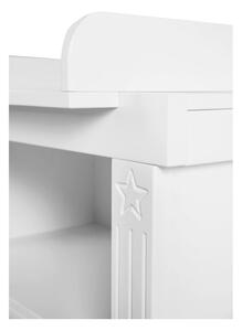 Bijela niska dječja komoda s promjenjivim stolom 120x98 cm Maxi – Roba