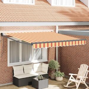 Povlačiva tenda Žuta i narančasta 350 x 250 x 165 cm - Žuta/narančasta/bijela 3 5 x 2 5 m s antracitnim okvirom