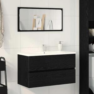 Kupaonski ormarić za sudoper Crni hrast 80 x 38 5 x 45 cm - Crni hrast 80 x 38.5 x 45 cm 1 1