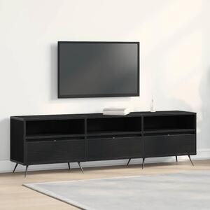 TV ormar 150 x 30 x 44 5 cm Crni hrast Konstruirano drvo - Crni hrast