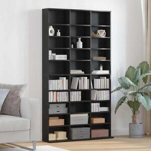 CD ormar Crni hrast 101 x 23 x 177 5 cm Konstruirano drvo - Crni hrast 101 x 23 x 177 5 cm