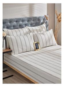 Krem pamučna posteljina za bračni krevet/za produženi krevet 200x220 cm – Mila Home
