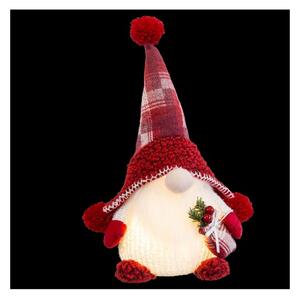 Crveno-bijeli svjetlosni ukras s božićnim motivom Papa Noel – Casa Selección