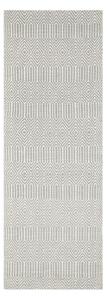 Svijetlo sivi vuneni tepih staza 66x200 cm Sloan – Asiatic Carpets
