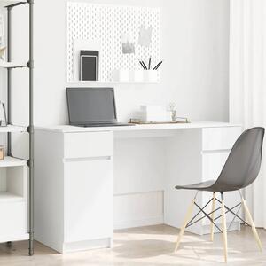 Stol Bijelo Konstruirano drvo 140 x 49 x 76 cm - Bijelo