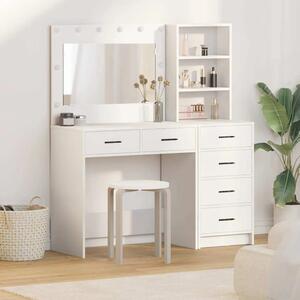 Toaletni stol 2 kom. Bijelo 78.5 x 41 x 135 cm - Bijelo