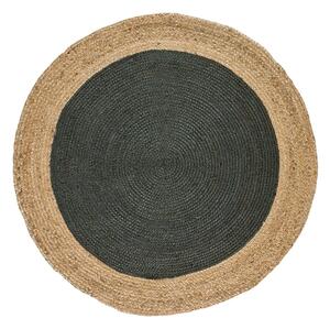 Sivo-u prirodnoj boji okrugli tepih ø 90 cm Mahon – Universal