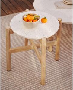 Okrugli pomoćni stol s teraco pločom stola ø 54,5 cm Pola – Kave Home