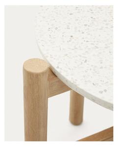 Okrugli pomoćni stol s teraco pločom stola ø 54,5 cm Pola – Kave Home