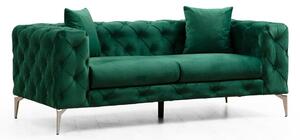 Tamno zelena baršunasti sofa 197 cm Como – Balcab Home