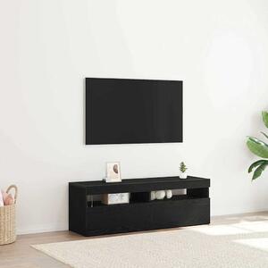 TV ormar 120 x 35 x 40 cm Crni hrast Konstruirano drvo - Crni hrast 120 cm 1