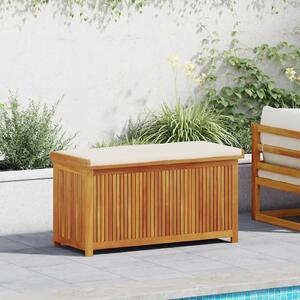 Vanjska kutija za jastuke 113x50x60 5 cm masivno drvo bagrema - Krem bijela 113 x 50 x 60.5 cm Krem bijela 113 x 50 x 60.5 cm