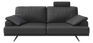 Tamno siva kožna sofa 220 cm Prado – MESONICA