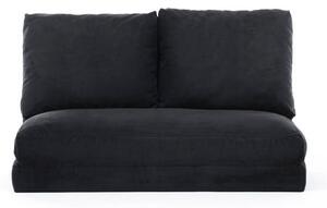 Crna sklopiva sofa 120 cm Taida – Balcab Home