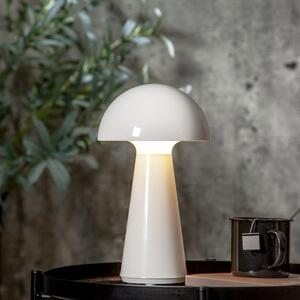 Bijela LED stolna lampa s mogućnosti zatamnjivanja (visina 28 cm) Mushroom – Star Trading