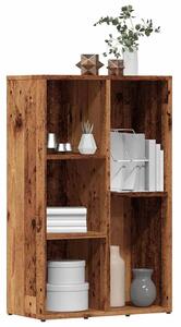 Ormarić za knjige staro drvo 50x25x80 cm konstruirano drvo - Staro drvo 1 Staro drvo