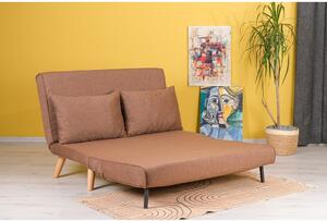 Smeđa sklopiva sofa 120 cm Folde – Artie