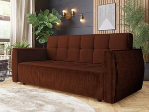 Zondo.hr Sofa na razvlačenje Pexalo (smeđa) (s prostorom za odlaganje). 1105607