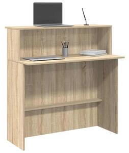 Recepcijski stol Sonoma hrast 100x50x103 5 cm Konstruirano drvo - sonoma hrast Sonoma hrast