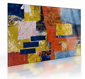 Staklena slika - Apstrakcija (70x50 cm)
