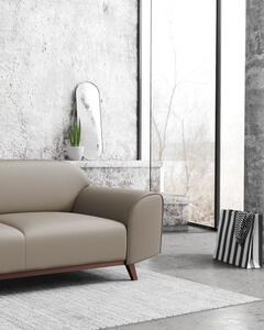 Svjetlo smeđa kožna sofa 193 cm Nesbo – MESONICA