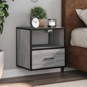 Zidni noćni ormarići 2 kom Sivi Sonoma 40x31x39 5 cm - Sivi hrast sonoma 2 Sivi hrast sonoma 2
