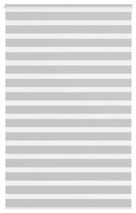 Zebraste zavjese - Zavjesa zebra 140x230 cm širina tkanine 135 9 cm poliester - Svjetlosiva 140 x 230 cm Svjetlosiva 140 x 230 c