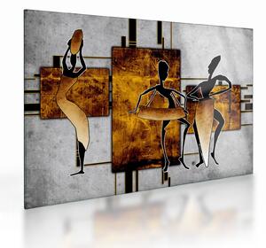 Staklena slika - Teme Afričke kulture (70x50 cm)