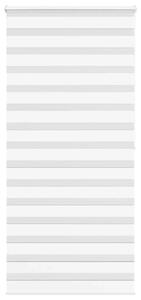 Zebraste zavjese - Zavjesa zebra 115x200 cm širina tkanine 110 9 cm poliester - Bijela 115 x 200 cm Bijela 115 x 200 cm
