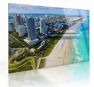 Staklena slika - Miami, Florida (70x50 cm)