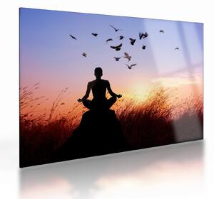 Staklena slika - Meditacija (70x50 cm)