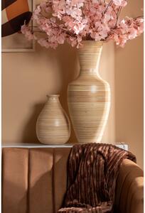 Visoka vaza od bambusa u prirodnoj boji Neto – PT LIVING