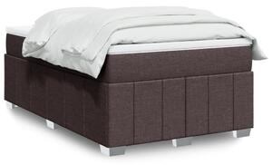 Krevet box spring s madracem tamnosmeđi 120 x 190 cm od tkanine - Tamno smeđa 120 x 190 cm Tamno smeđa 120 x 190 cm