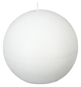 Kuglasta svijeća CANDLE BALL VANILLA 7,5 cm bijela
