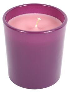 Mirisna svijeća u staklu PURPLE 6,5 cm ljubičasta