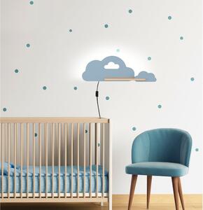 Plava dječja lampa Cloud - Candellux Lighting