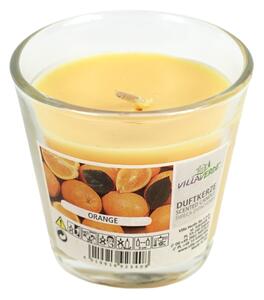 Mirisna svijeća u staklu ORANGE 7,5 cm narančasta