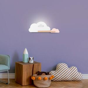 Bijelo-ružičasta dječja lampa Cloud - Candellux Lighting