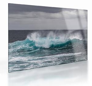 Staklena slika - Valovi u oceanu (70x50 cm)