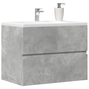 Kupaonski ormarić boja betona 60x38 5x45 cm konstruirano drvo - Beton siva 60 x 38.5 x 45 cm 1 1