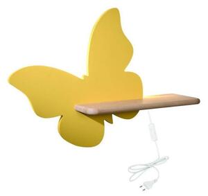 Žuta dječja lampa Butterfly - Candellux Lighting