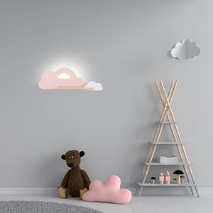Ružičasta dječja lampa Cloud - Candellux Lighting