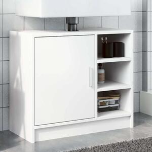 Ormarić za Lavabo - Umivaonik bijeli 63 x 29 x 55 cm konstruirano drvo - Bijela 63 x 29 x 55 cm 1 1