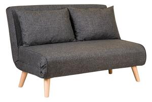 Tamno siva sklopiva sofa 120 cm Folde – Artie