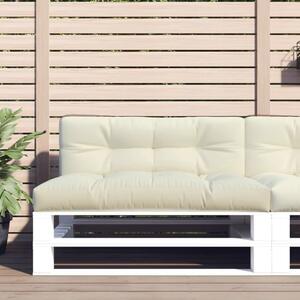 Jastuk za palete krem 120 x 40 x 12 cm od tkanine - Krema 120 x 40 x 12 cm 1 Krema