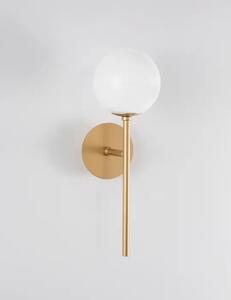 CANTONA ZIDNA LAMPA G9 /IP20/MESING ZLATNA & BIJELA NL9960617
